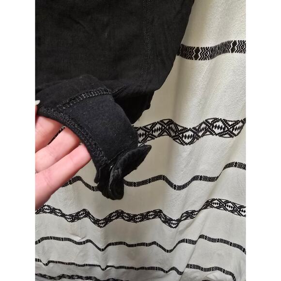 Intimately Free People black wire deep V-neck short sleeve bodysuit small - Picture 5 of 11